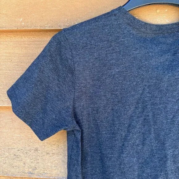 Goodfellow & Co. Mens Beach Graphic T-Shirt Size S Dark Heather Gray Cotton Blen - Picture 8 of 11